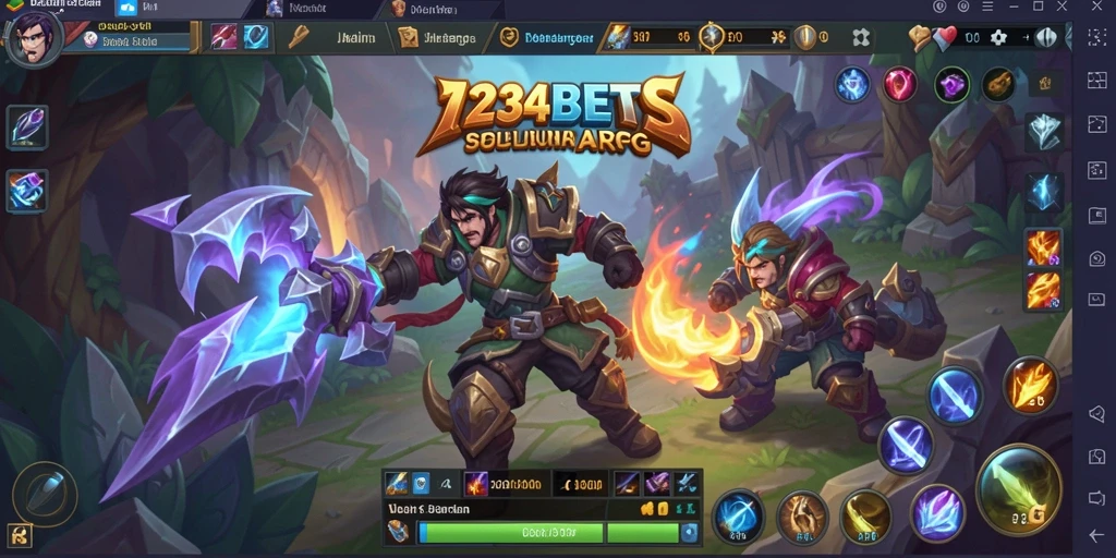 Screenshot dari gameplay ARPG yang menegangkan di 1234BETS.