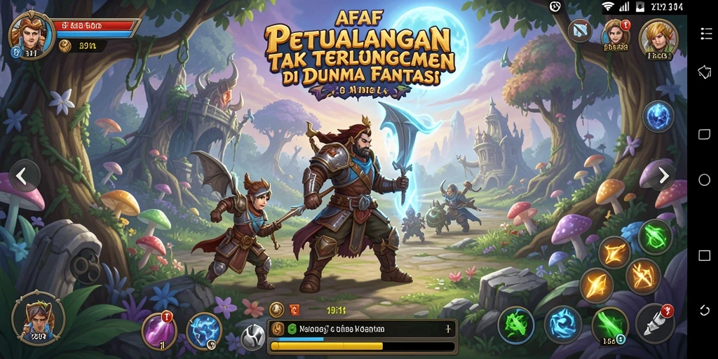 Screenshot AFAF menampilkan aksi seru dalam petualangan yang menegangkan.