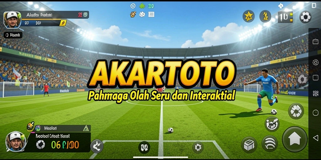 Tampilan permainan seru dalam AKARTOTO saat pemain bersaing.