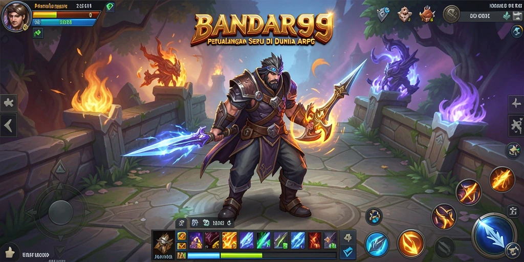 Tampilan menarik dari gameplay seru BANDAR99 dalam dunia ARPG.