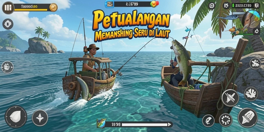 Gameplay memancing seru dengan grafis menakjubkan di EE789.