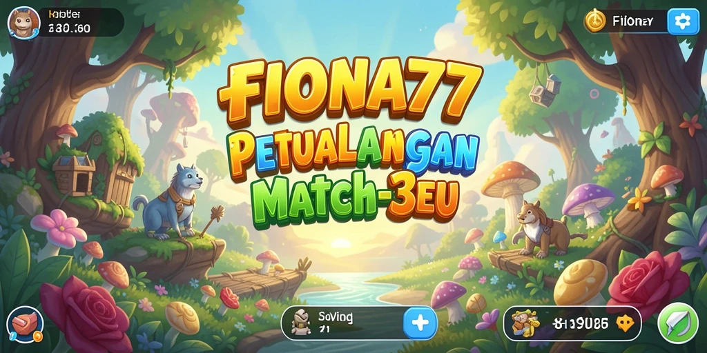 Screenshot dari gameplay seru FIONA77 yang penuh warna.