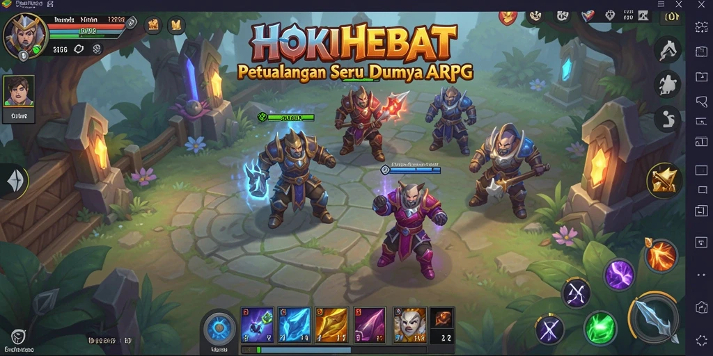 Tampilan menakjubkan dari gameplay seru HOKIHEBAT