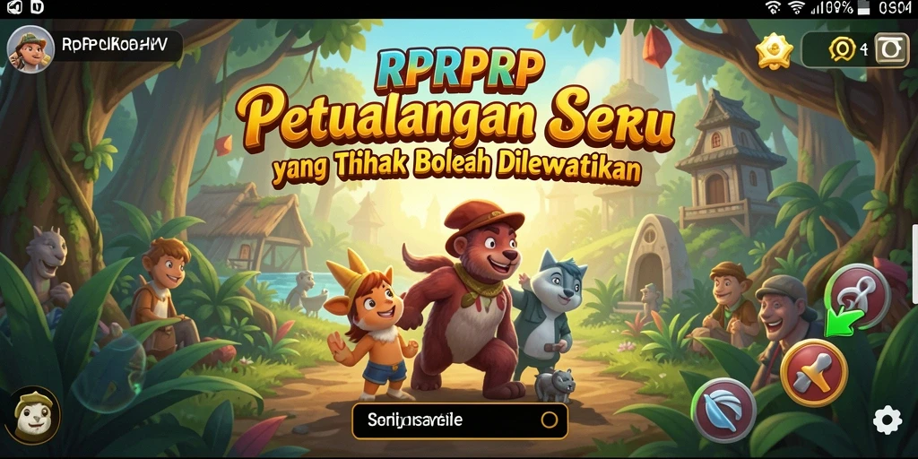 Tampilan gameplay RPRPRP yang penuh aksi dan petualangan.