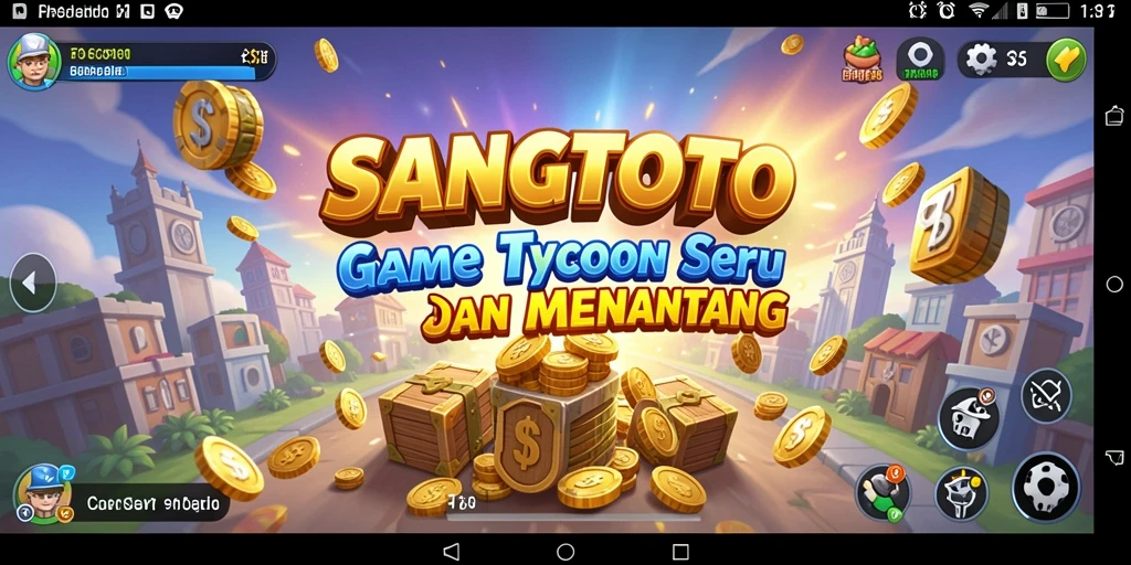 Screenshot SANGTOTO yang menunjukkan aksi manajemen bisnis yang seru.