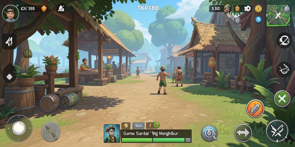 Screenshot TKP188 menampilkan gameplay yang santai dan menyenangkan.