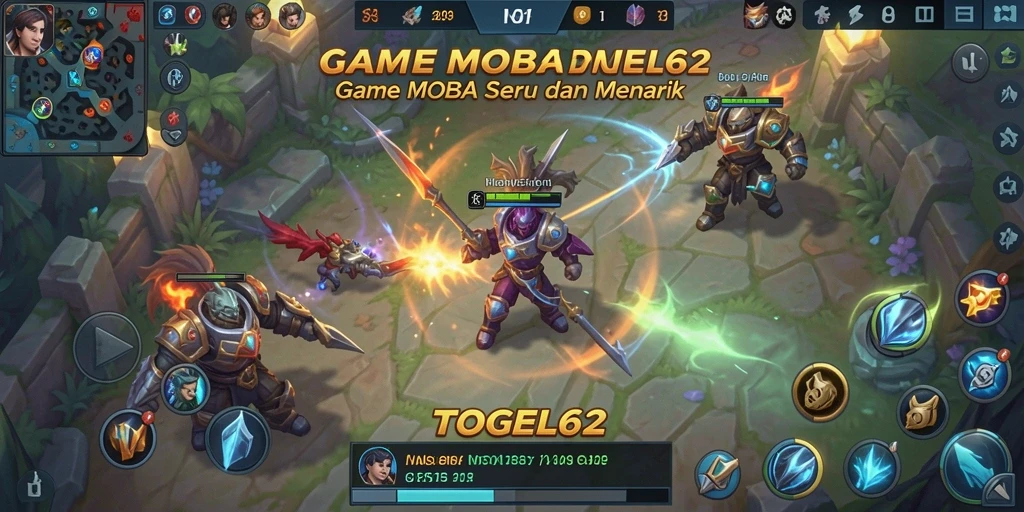 Tampilan gameplay TOGEL62 yang dinamis dan menarik.