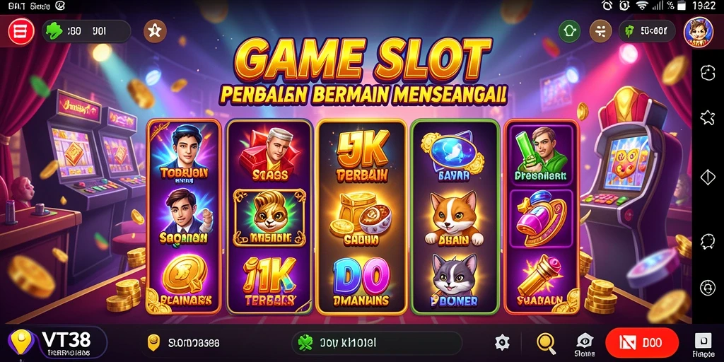 Tangkapan layar gameplay yang menampilkan aksi seru slot dalam VT38.