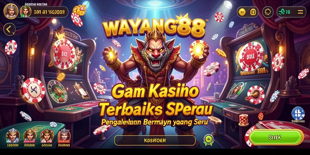 Tampilan menarik dari gameplay Kasino WAYANG88 yang seru dan interaktif.