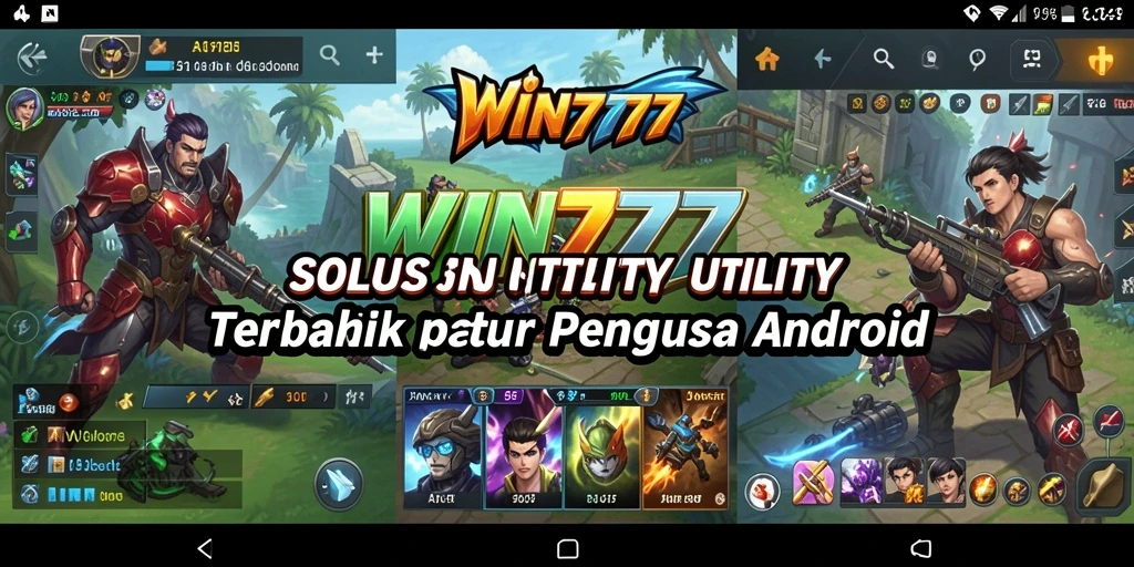 Tampilan screenshot WIN777 menampilkan fitur utama aplikasi Utility.
